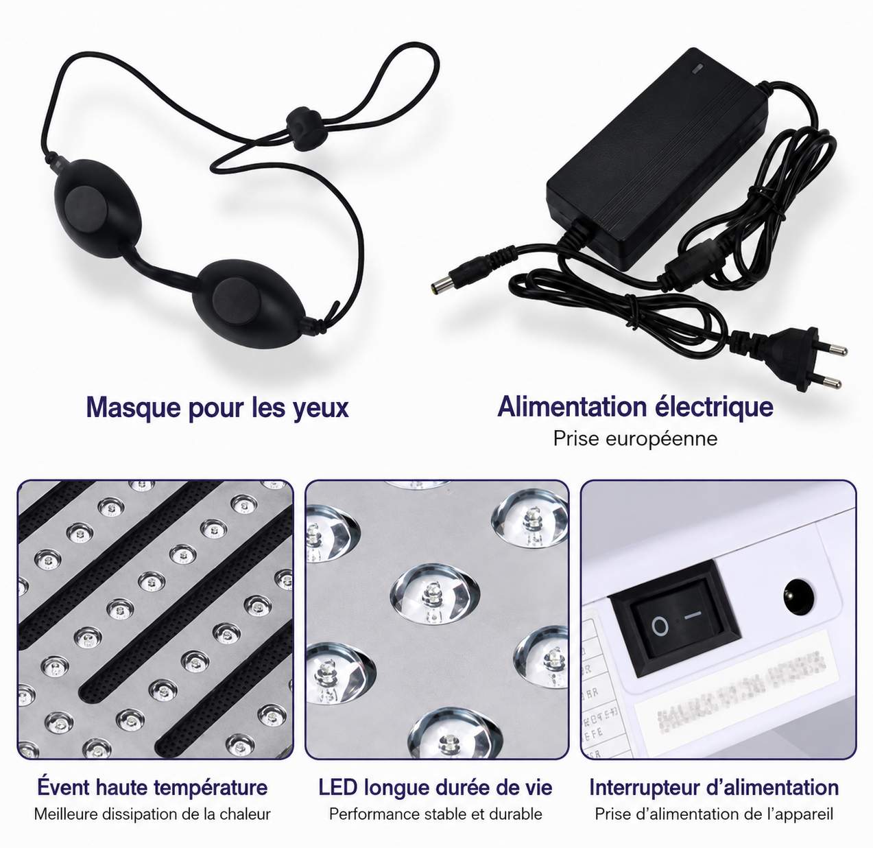Appareil de Photothérapie LED 7 Couleurs – Soin Visage & Peau