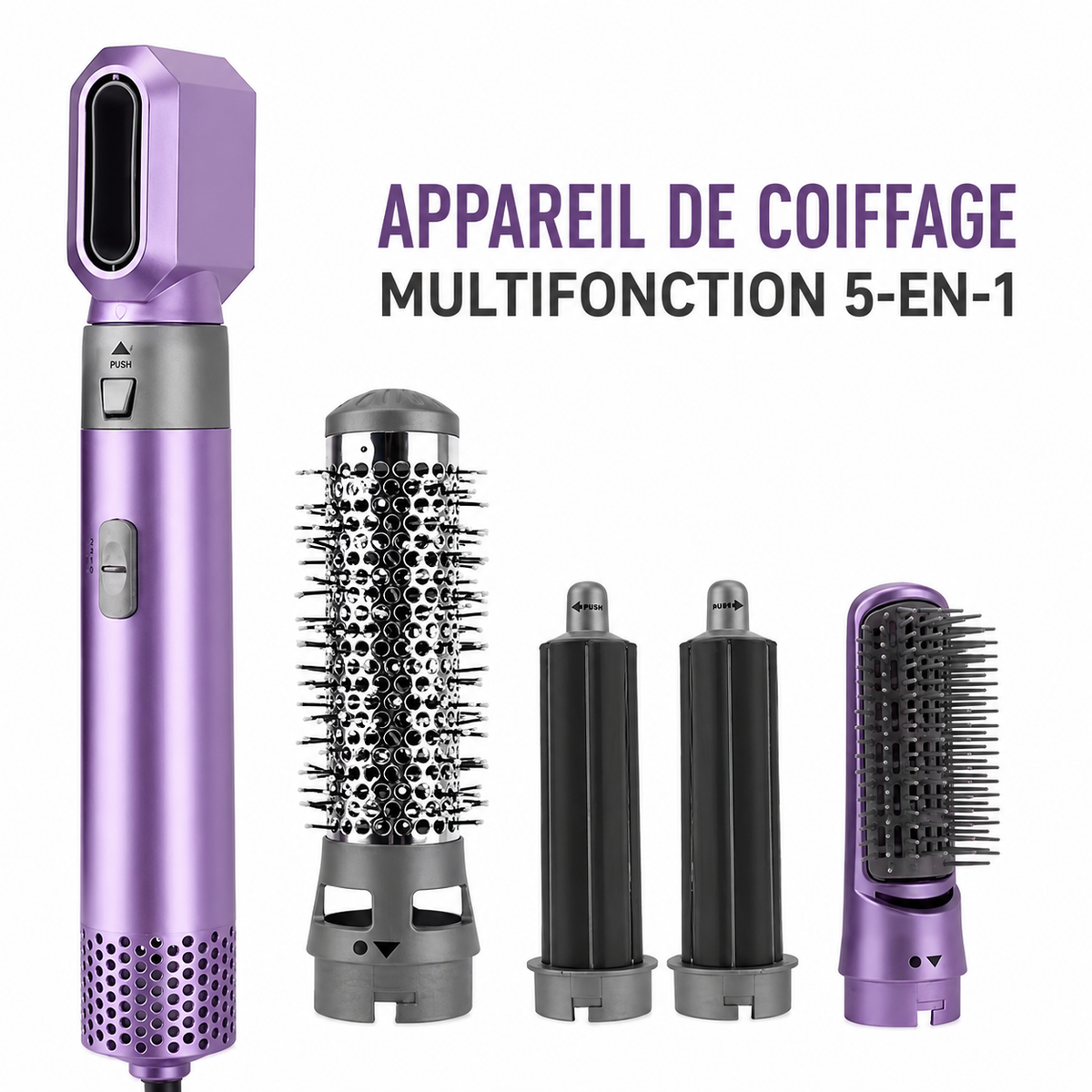 Brosse Soufflante Professionnelle 5-en-1