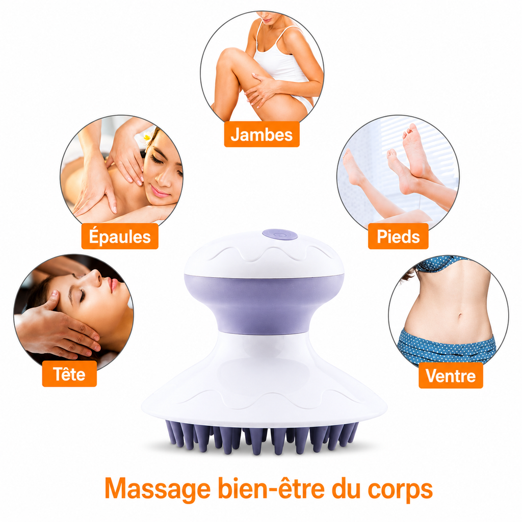 Masseur Électrique - Cuir Chevelu