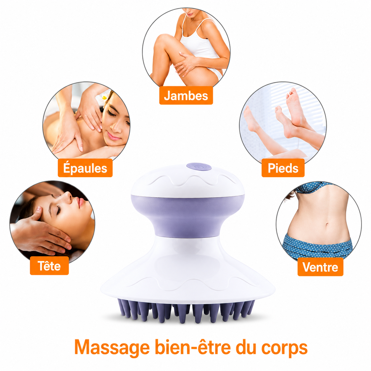 Masseur Électrique - Cuir Chevelu