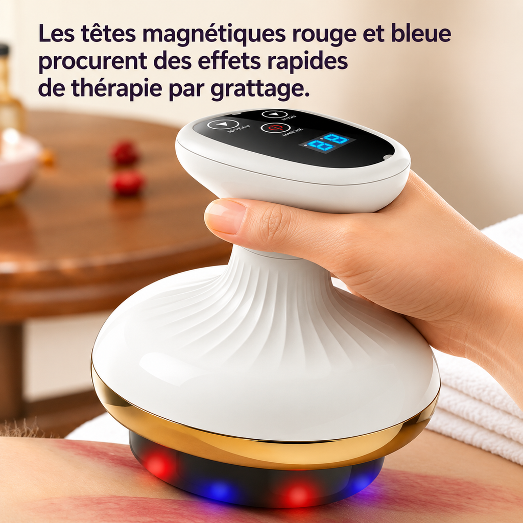 Gua Sha Électrique Chauffant – Massage Visage & Corps